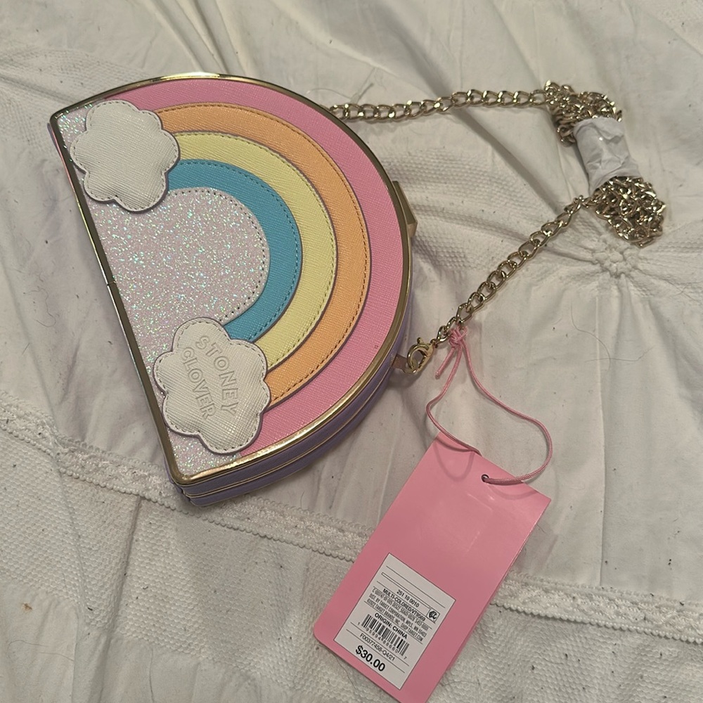 Stoney Clover Lane x Target rainbow crossbody bag
